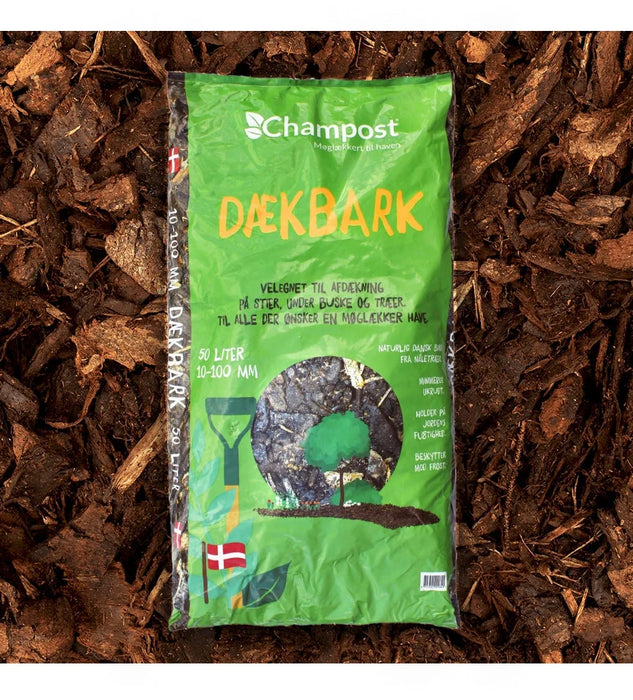Champost Dækbark 50 liter