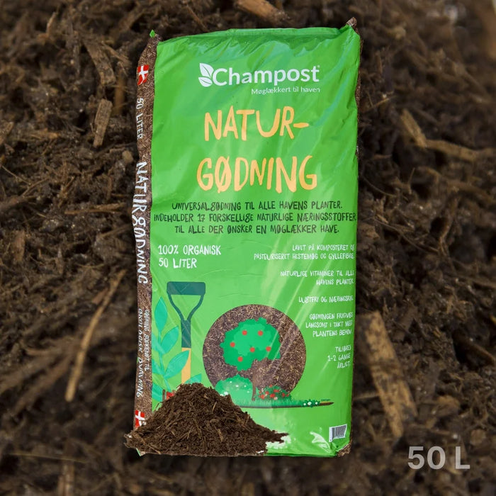 Champost Naturgødning 50 liter