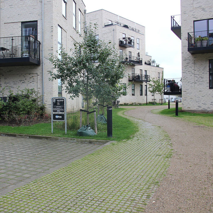 IBF Rustik 15x30x8 cm Grå Græsarmering GA-II 50