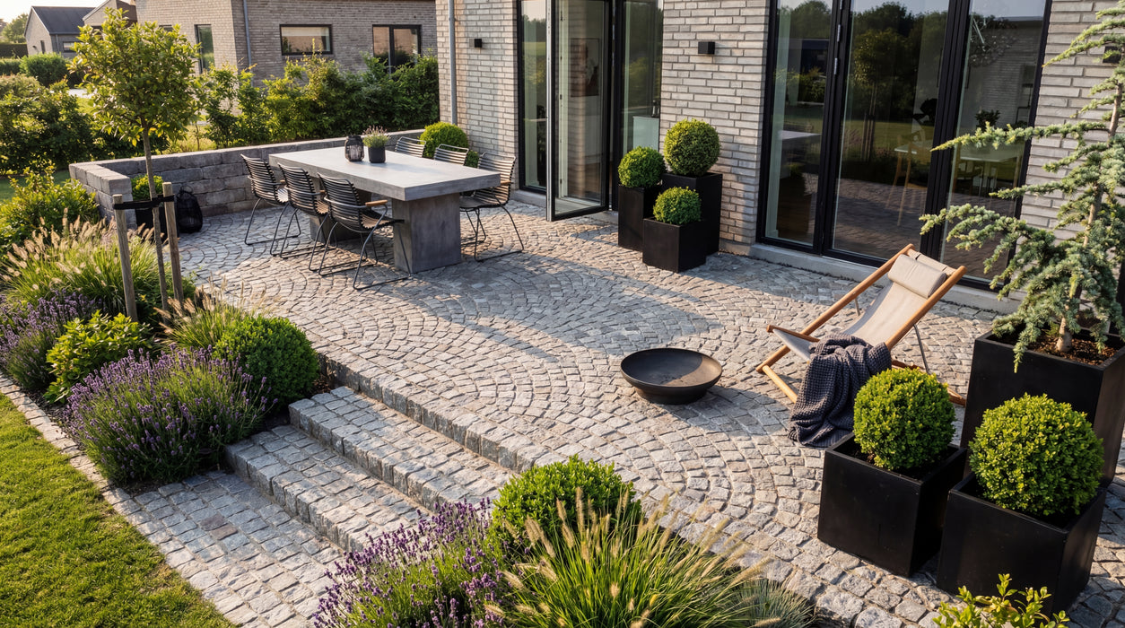 Chaussesten, Portugisisk i lys grå