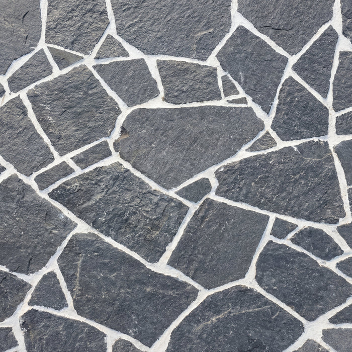 Skifer brudfliser, Mørkegrå