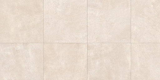 Keramisk udendørsflise Beige beton - 100x100x2 cm
