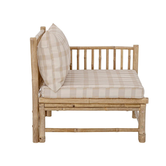 Korfu Modul Sofa Højre Hjørne Natur Bambus