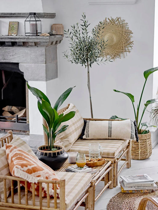 Korfu Modul Sofa Højre Hjørne Natur Bambus