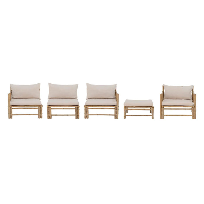 Korfu Modul Sofa Højre Hjørne Natur Bambus