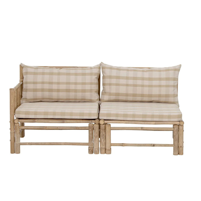 Korfu Modul Sofa Venstre Hjørne Natur Bambus