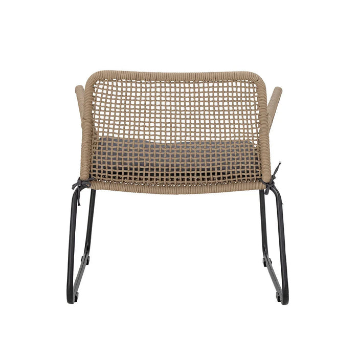 Mundo Loungestol Brun Metal