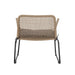 Mundo Loungestol Brun Metal