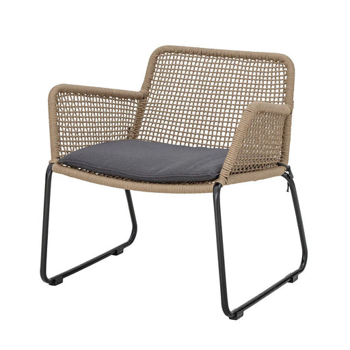 Mundo Loungestol Brun Metal