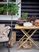 Mundo Loungestol Sort Metal