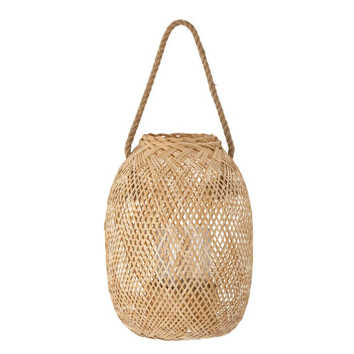 Musu Lanterne m/Glas Natur Bambus