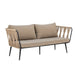 Pavone Sofa Brun Metal