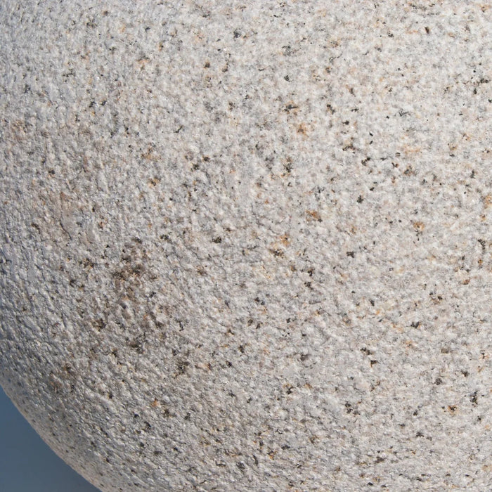 Stor plantekrukke/kumme i grå granit Ø45 cm